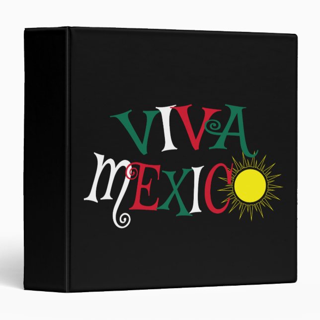 Classeur Viva Mexico (Devant/Côté)