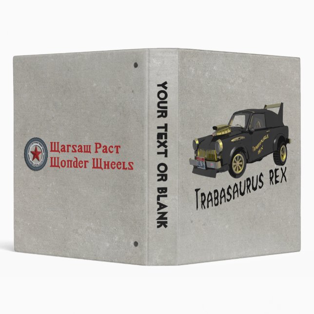 Classeur Voiture Trabant Est Allemande Personnalisée (Arrière-plan)