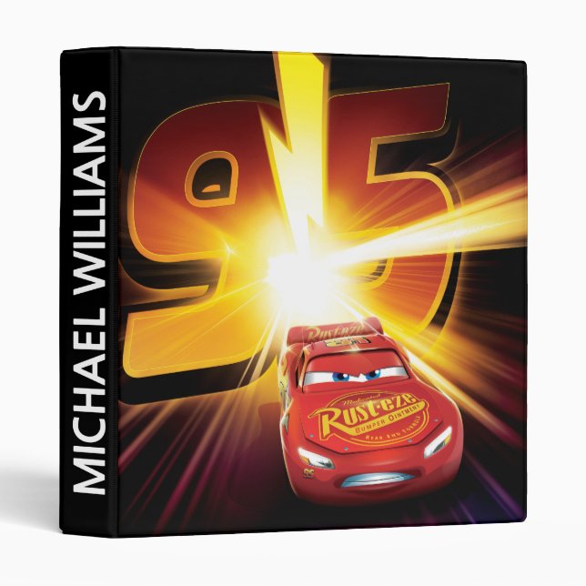Classeur Voitures 3 | Lightning McQueen 95 (Devant/Côté)