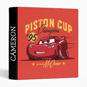 Classeur Voitures 3   Lightning McQueen - #95 Coupe Piston 