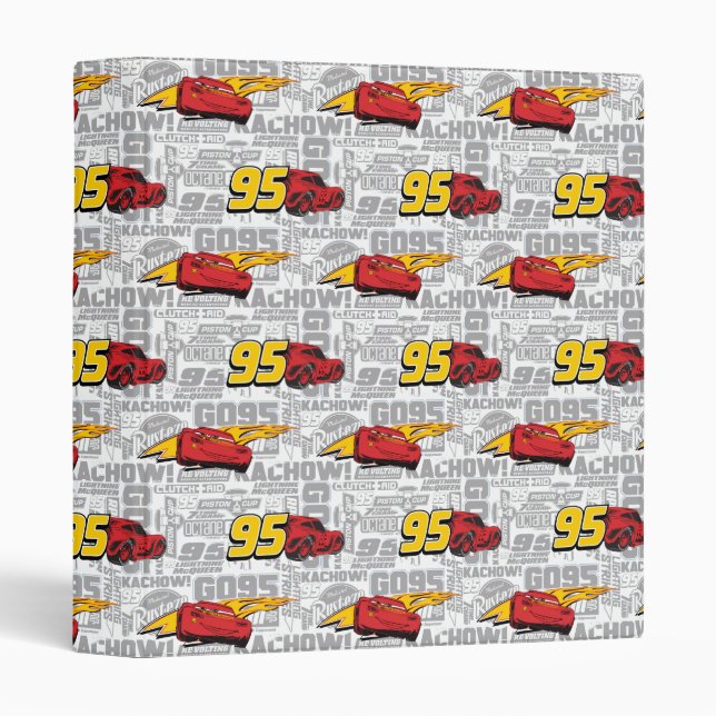 Classeur Voitures 3 | Lightning McQueen 95 Motif (Devant/Côté)