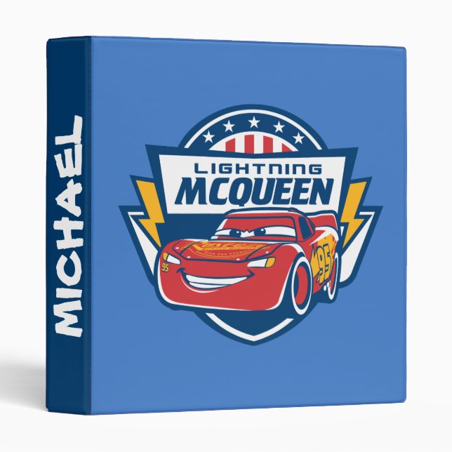 Classeur Voitures 3 | Lightning McQueen - Lightning Fast (Devant/Côté)