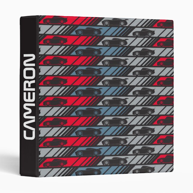 Classeur Voitures 3 | Motif de vitesse avant (Devant/Côté)