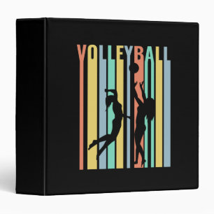 Classeur Volley-ball Beachvolleyball Retro