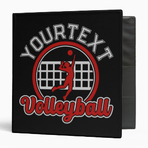 Classeur Volleyball ADD NOM Spike Ball Attaque Sports d'équ