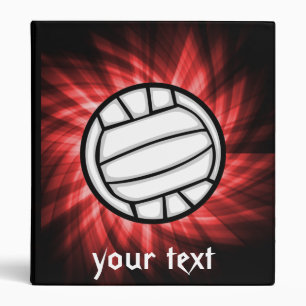 Classeur Volleyball ; Rouge