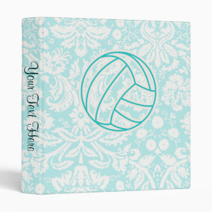 Classeur Volleyball ; Teal mignon