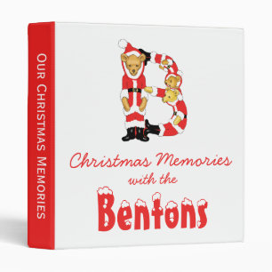 Classeur Votre nom ici ! Ours de nounours fait sur commande