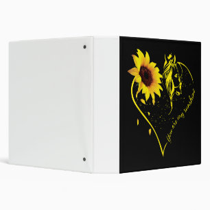 Classeur Vous Êtes Mon Sunshine Tournesol Et Cheval