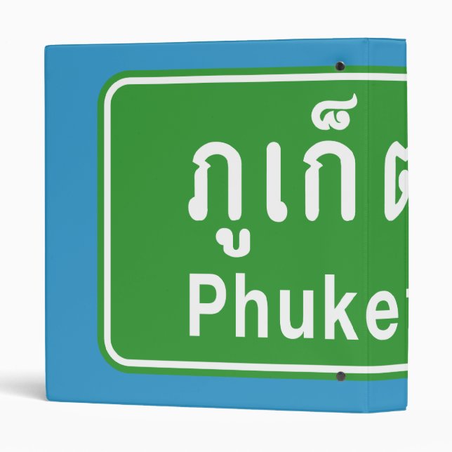 Classeur Voyage à Phuket ⚠ véhicule routier thaïlandais ⚠ (Dos/côté)