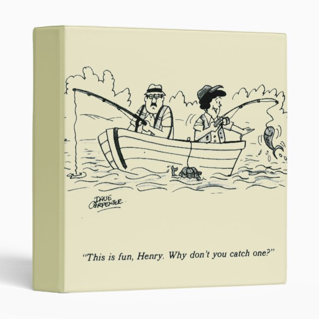 Classeur Voyage de pêche (Devant/Côté)