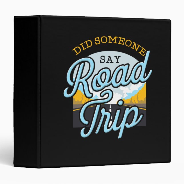 Classeur Voyage en voiture Camping extérieur Cadeau (Devant/Côté)
