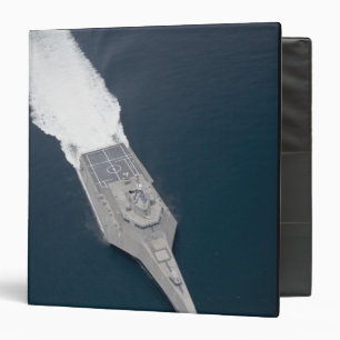 Classeur Vue aérienne du bateau de combat littoral