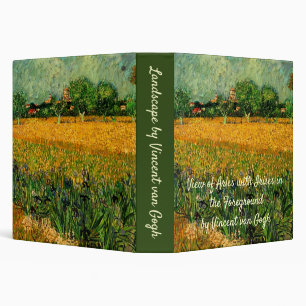 Classeur Vue d'Arles avec des iris par Vincent van Gogh