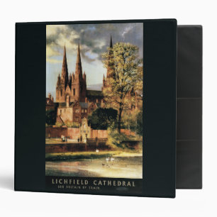 Classeur Vue de cathédrale de Lichfield
