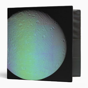 Classeur Vue de couleur fausse de la lune Dione de Saturn