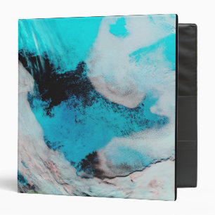 Classeur Vue de couleur fausse de Polynya (eau libre)