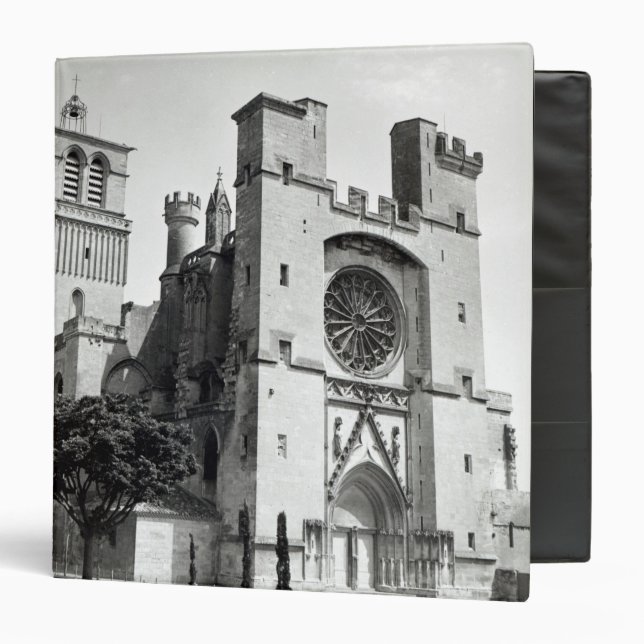 Classeur Vue de la façade et de la tour occidentales (Devant/Intérieur)