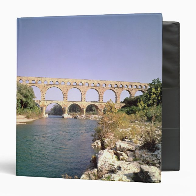Classeur Vue de l'aqueduc, c.19 construit AVANT JÉSUS (Devant/Intérieur)