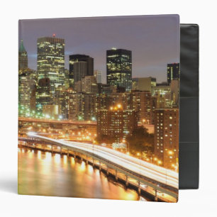 Classeur Vue de Lower Manhattan et du pont de Brooklyn