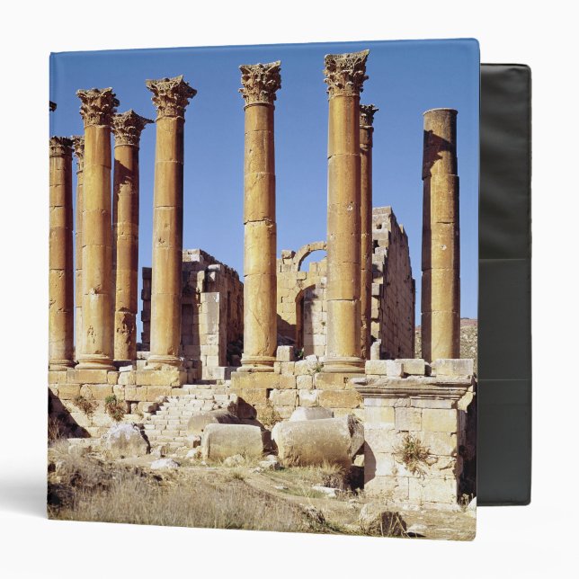 Classeur Vue du temple d'Artémis, ANNONCE c.386 construite (Devant/Intérieur)