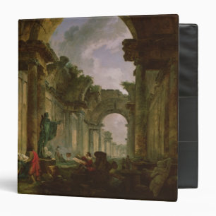 Classeur Vue imaginaire de la galerie grande du