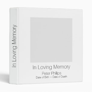 Classeur W Modèle Funeral Guest Book Ajouter l'image préfér