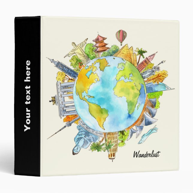 Classeur Wanderlust (Devant/Côté)