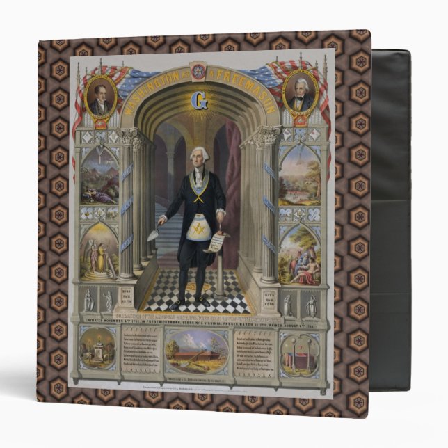 Classeur Washington le maçon II (Devant/Intérieur)