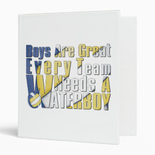 Classeur Waterboy Volleball en bleu et jaune