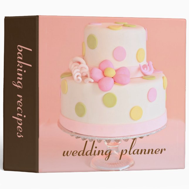 Classeur Wedding planner (Devant/Côté)