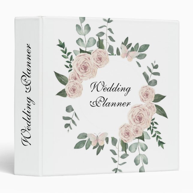 Classeur wedding planner (Devant/Côté)