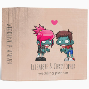 Classeur Wedding planner à thème Zombie