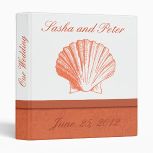 Classeur Wedding planner Coral Shell