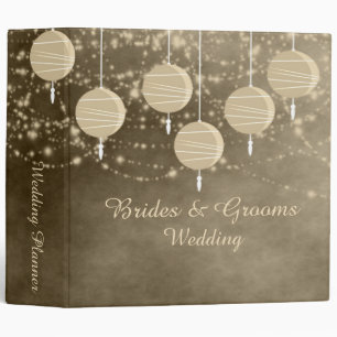 Classeur Wedding planner de lanternes d'ivoire