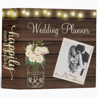 Classeur Wedding planner de simplicité rustique