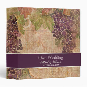 Classeur Wedding planner de vignes âgées