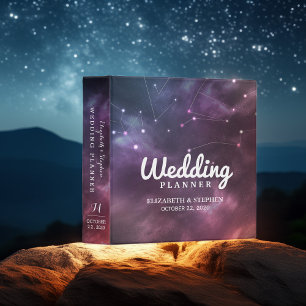 Classeur Wedding planner Galaxy Stars Nebula Constellations