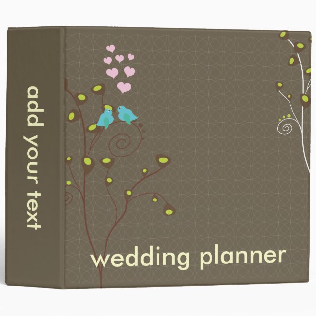 classeur wedding planner Inséparable (Devant/Côté)