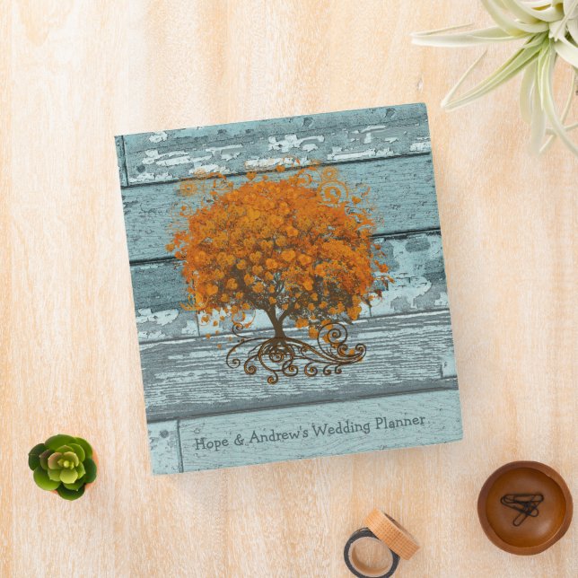 Classeur wedding planner Pays Chic Coral Tree (In Situ)