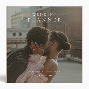 Classeur Wedding planner photo minimal