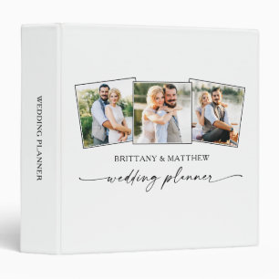 Classeur Wedding planner photo moderne Calligraphie Enk 3