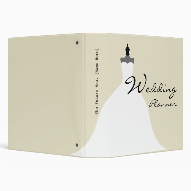 Classeur Wedding planner - pleine robe de mariage sans (Arrière-plan)