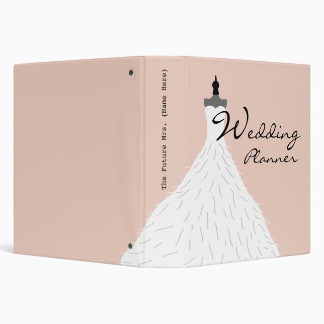 Classeur Wedding planner - robe sans bretelles faite varier (Arrière-plan)