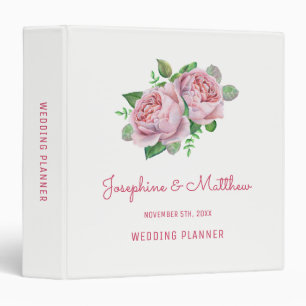 Classeur Wedding planner rose