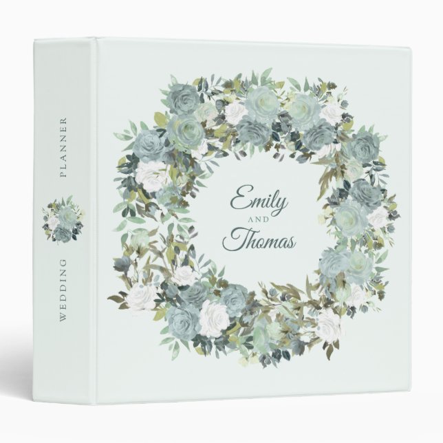 Classeur Wedding planner rustique en bon état élégant de (Devant/Côté)