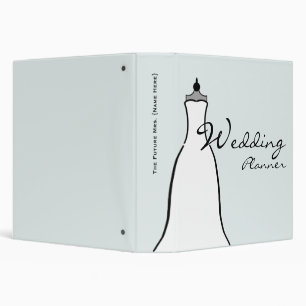 Classeur Wedding planner - une ligne robe de mariage