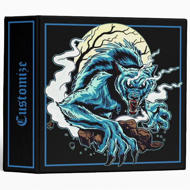 Classeur Werewolf Moon (Devant/Côté)