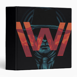 Classeur Westworld L'homme en noir logo graphique