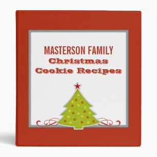 Classeur Whimsical Christmas Tree Recette (1,5 pou